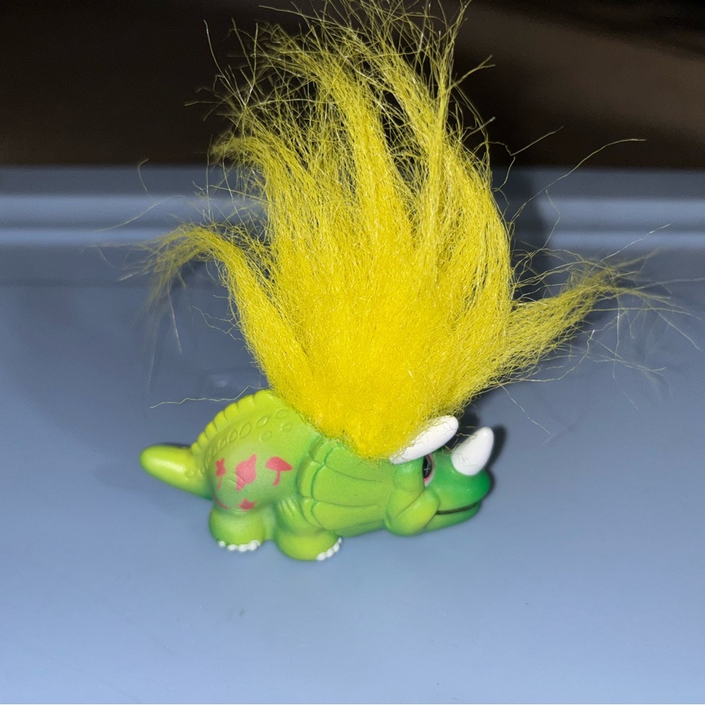 Land Of The Trolls  TROLL O SAURUS  1992 Glow In The Dark!  3 in Green